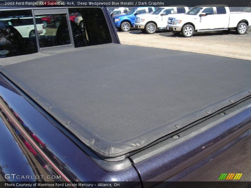 Deep Wedgewood Blue Metallic / Dark Graphite 2003 Ford Ranger FX4 SuperCab 4x4