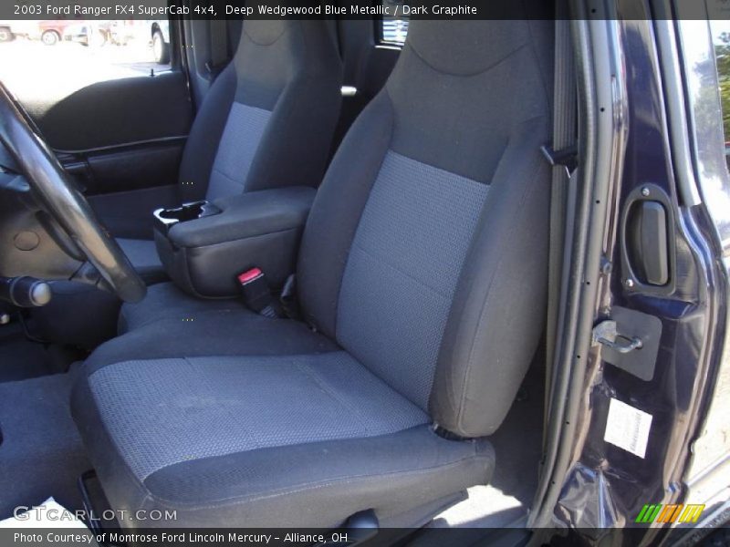 Deep Wedgewood Blue Metallic / Dark Graphite 2003 Ford Ranger FX4 SuperCab 4x4