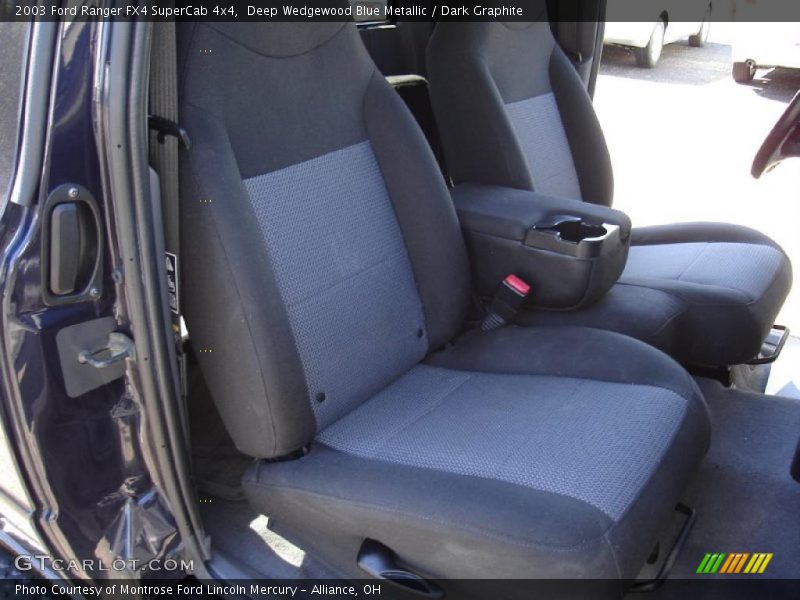 Deep Wedgewood Blue Metallic / Dark Graphite 2003 Ford Ranger FX4 SuperCab 4x4