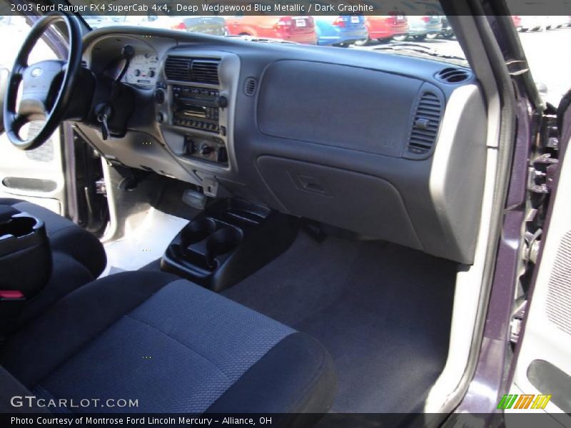 Deep Wedgewood Blue Metallic / Dark Graphite 2003 Ford Ranger FX4 SuperCab 4x4