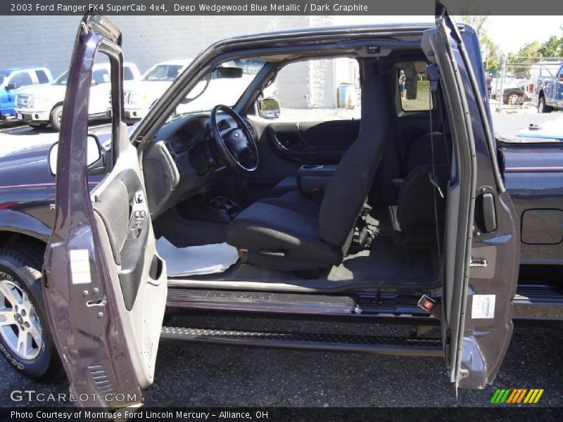 Deep Wedgewood Blue Metallic / Dark Graphite 2003 Ford Ranger FX4 SuperCab 4x4