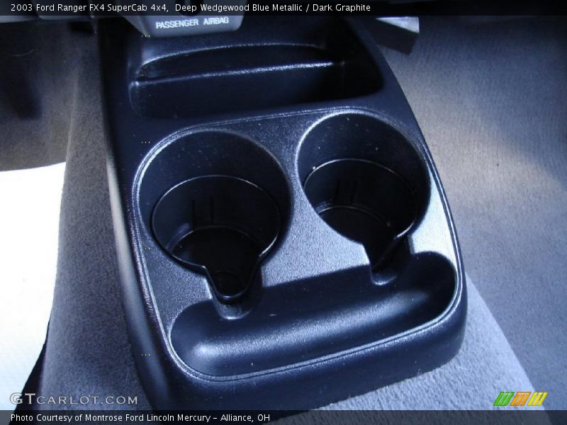 Deep Wedgewood Blue Metallic / Dark Graphite 2003 Ford Ranger FX4 SuperCab 4x4