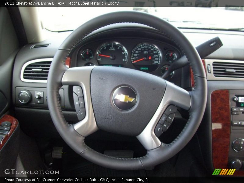 Mocha Steel Metallic / Ebony 2011 Chevrolet Avalanche LT 4x4