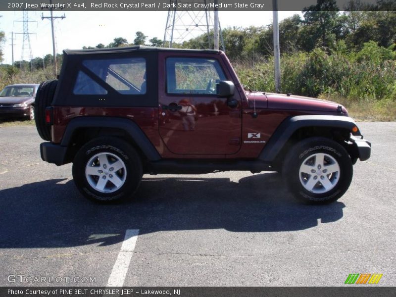 Red Rock Crystal Pearl / Dark Slate Gray/Medium Slate Gray 2007 Jeep Wrangler X 4x4