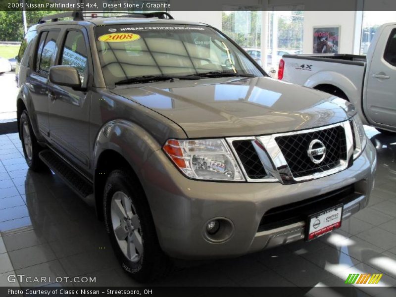 Desert Stone / Graphite 2008 Nissan Pathfinder SE 4x4