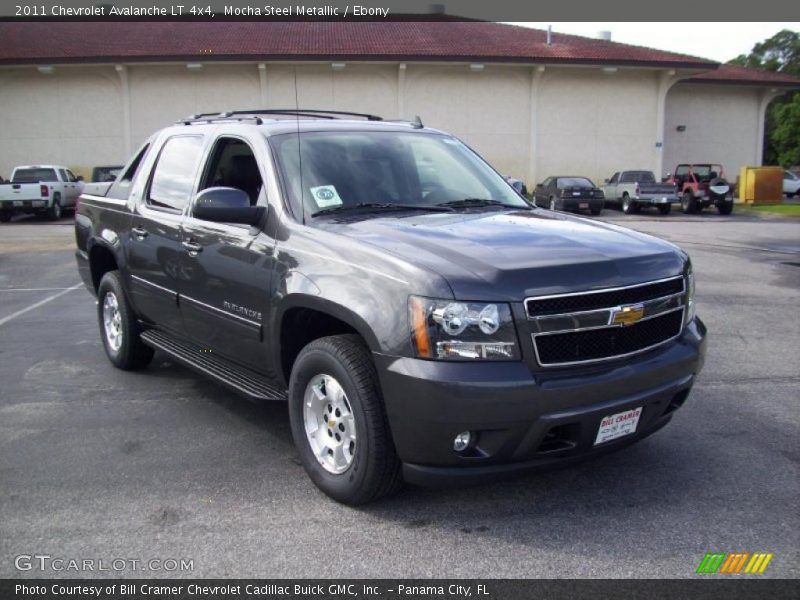 Mocha Steel Metallic / Ebony 2011 Chevrolet Avalanche LT 4x4