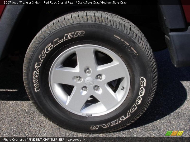Red Rock Crystal Pearl / Dark Slate Gray/Medium Slate Gray 2007 Jeep Wrangler X 4x4