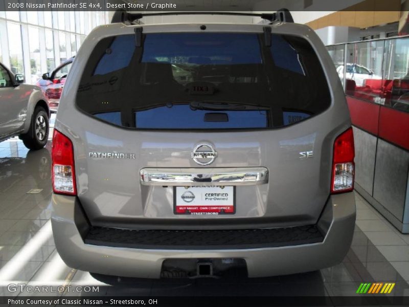 Desert Stone / Graphite 2008 Nissan Pathfinder SE 4x4