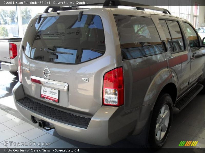 Desert Stone / Graphite 2008 Nissan Pathfinder SE 4x4