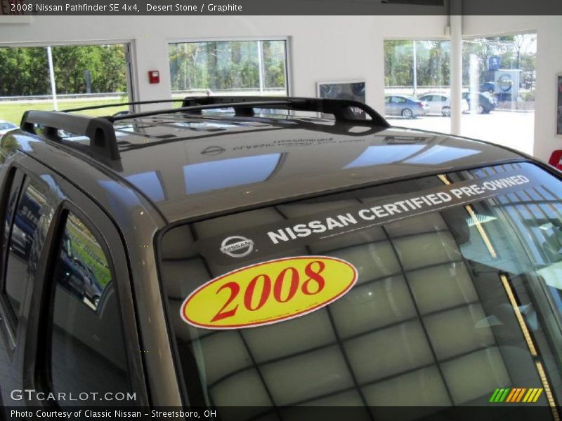 Desert Stone / Graphite 2008 Nissan Pathfinder SE 4x4