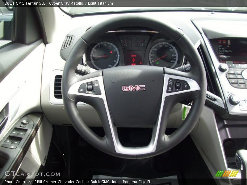 Cyber Gray Metallic / Light Titanium 2011 GMC Terrain SLE