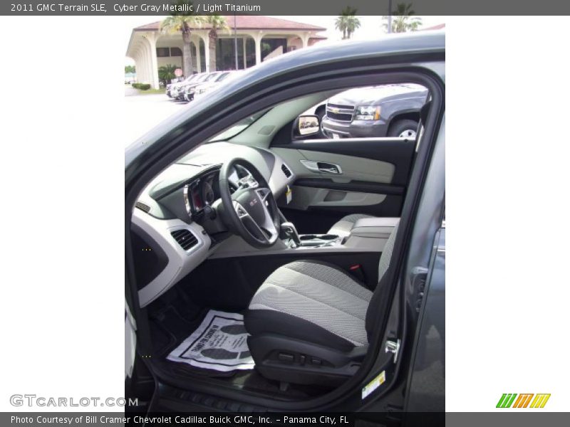 Cyber Gray Metallic / Light Titanium 2011 GMC Terrain SLE