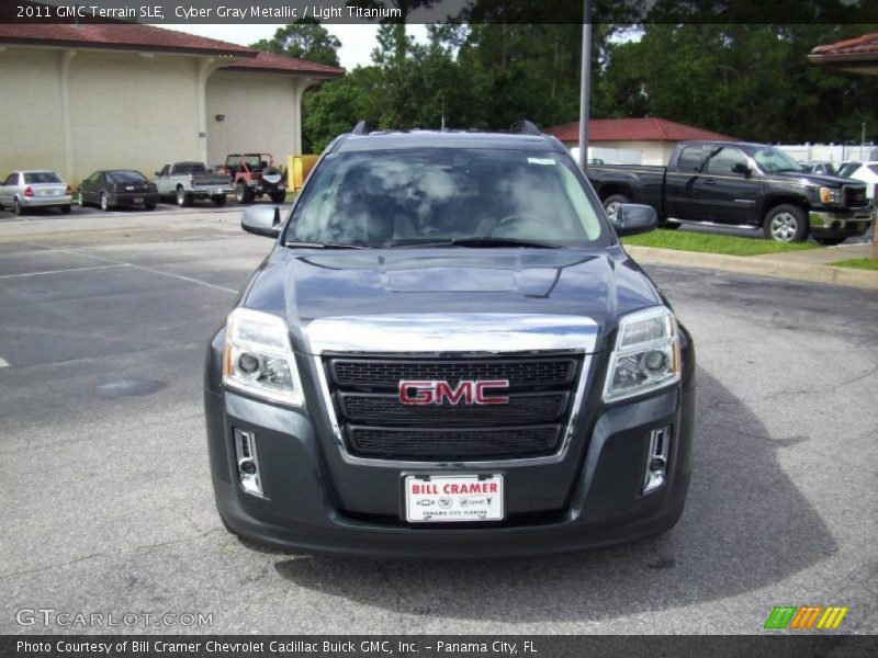 Cyber Gray Metallic / Light Titanium 2011 GMC Terrain SLE