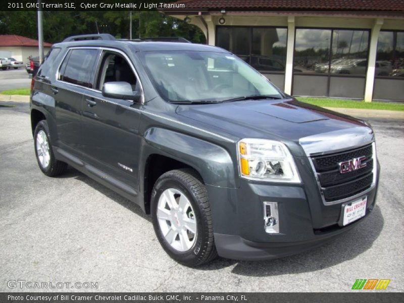 Cyber Gray Metallic / Light Titanium 2011 GMC Terrain SLE