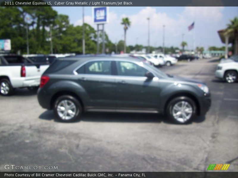 Cyber Gray Metallic / Light Titanium/Jet Black 2011 Chevrolet Equinox LS