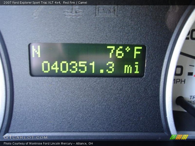 Red Fire / Camel 2007 Ford Explorer Sport Trac XLT 4x4