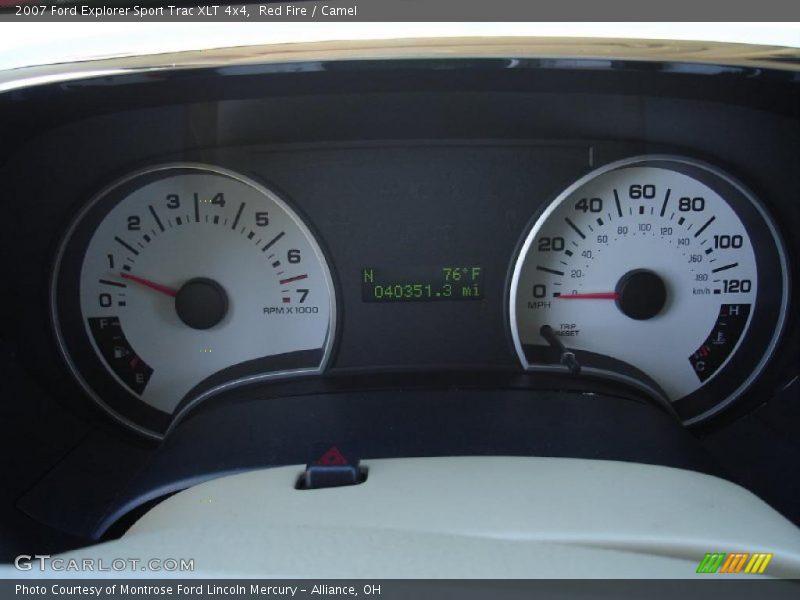 Red Fire / Camel 2007 Ford Explorer Sport Trac XLT 4x4