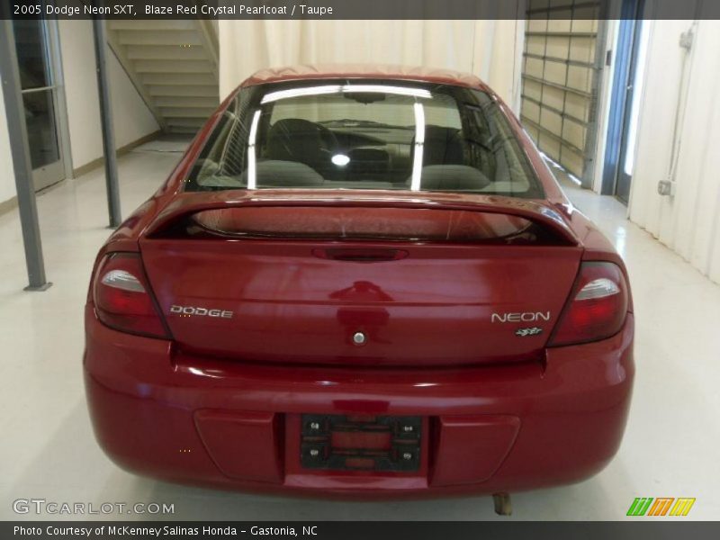 Blaze Red Crystal Pearlcoat / Taupe 2005 Dodge Neon SXT