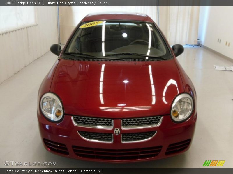 Blaze Red Crystal Pearlcoat / Taupe 2005 Dodge Neon SXT