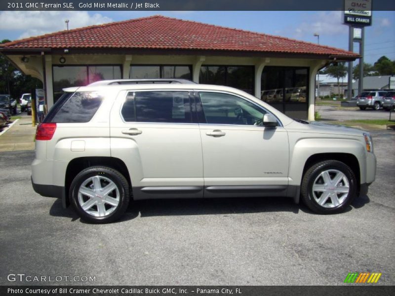 Gold Mist Metallic / Jet Black 2011 GMC Terrain SLE