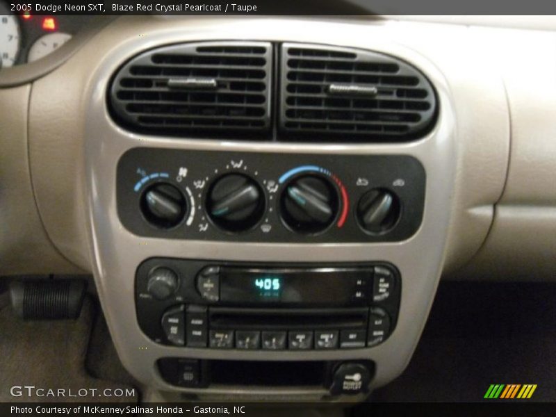 Blaze Red Crystal Pearlcoat / Taupe 2005 Dodge Neon SXT