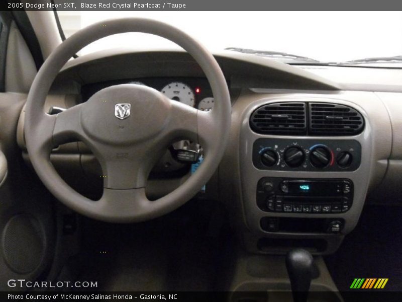 Blaze Red Crystal Pearlcoat / Taupe 2005 Dodge Neon SXT