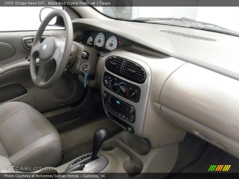 Blaze Red Crystal Pearlcoat / Taupe 2005 Dodge Neon SXT