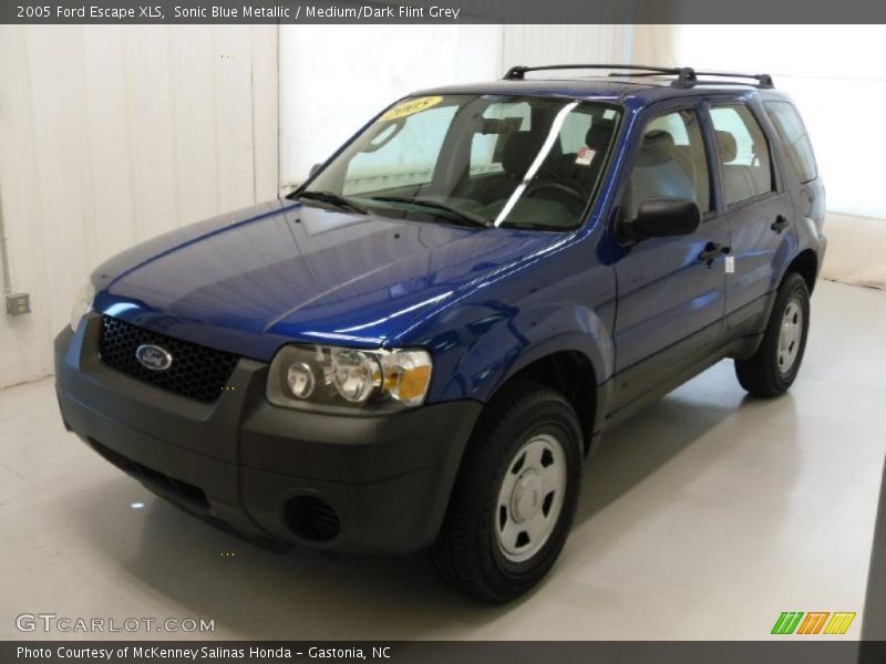 Sonic Blue Metallic / Medium/Dark Flint Grey 2005 Ford Escape XLS