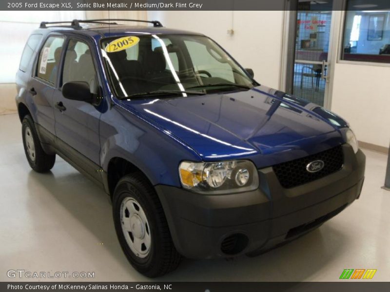 Sonic Blue Metallic / Medium/Dark Flint Grey 2005 Ford Escape XLS