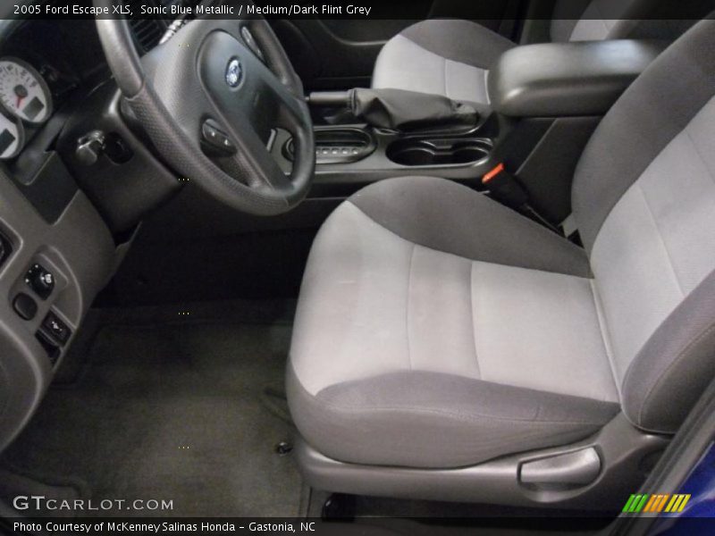 Sonic Blue Metallic / Medium/Dark Flint Grey 2005 Ford Escape XLS