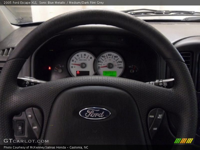 Sonic Blue Metallic / Medium/Dark Flint Grey 2005 Ford Escape XLS