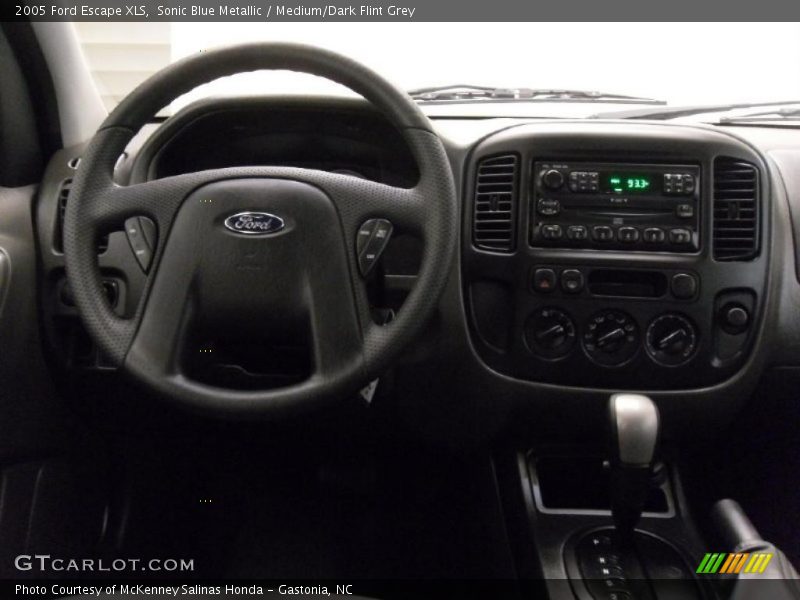 Sonic Blue Metallic / Medium/Dark Flint Grey 2005 Ford Escape XLS