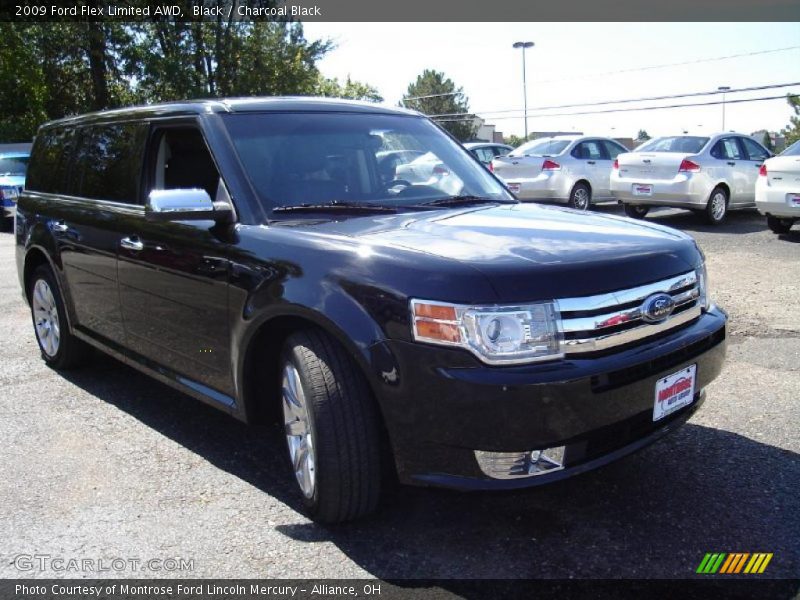 Black / Charcoal Black 2009 Ford Flex Limited AWD