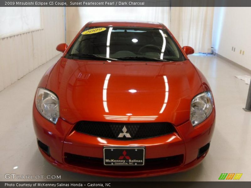 Sunset Pearlescent Pearl / Dark Charcoal 2009 Mitsubishi Eclipse GS Coupe