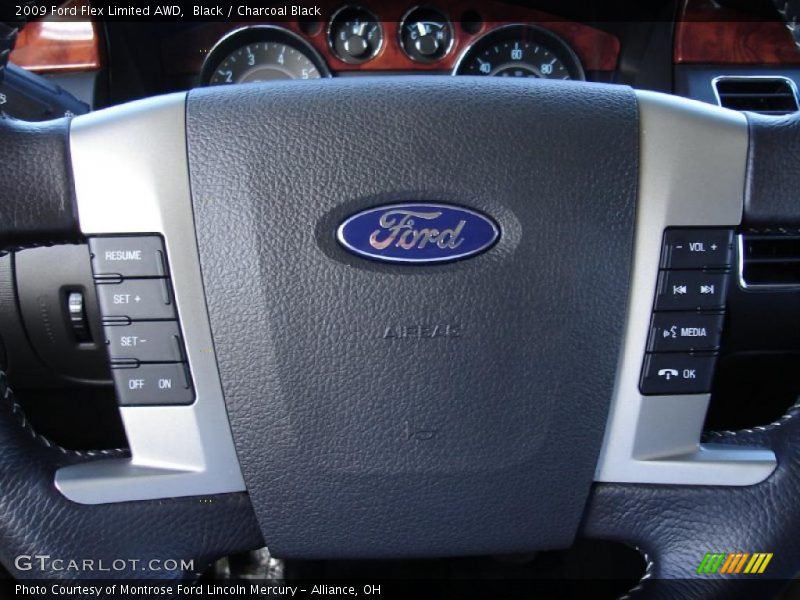 Black / Charcoal Black 2009 Ford Flex Limited AWD