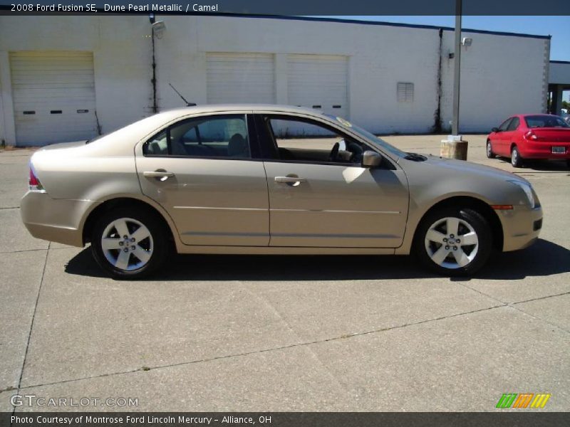 Dune Pearl Metallic / Camel 2008 Ford Fusion SE