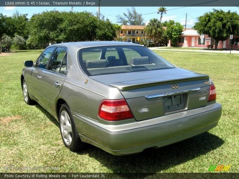 Titanium Metallic / Beige 1999 Infiniti Q 45 t Sedan