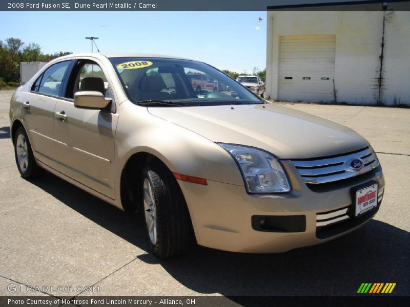Dune Pearl Metallic / Camel 2008 Ford Fusion SE