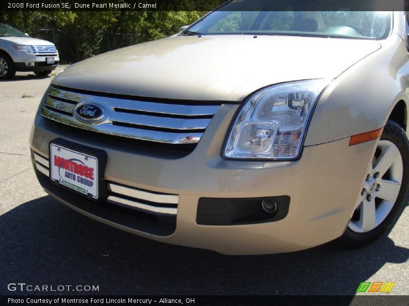 Dune Pearl Metallic / Camel 2008 Ford Fusion SE