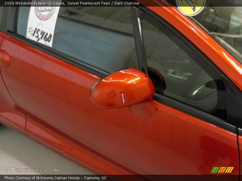 Sunset Pearlescent Pearl / Dark Charcoal 2009 Mitsubishi Eclipse GS Coupe
