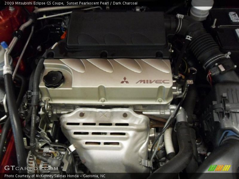 Sunset Pearlescent Pearl / Dark Charcoal 2009 Mitsubishi Eclipse GS Coupe