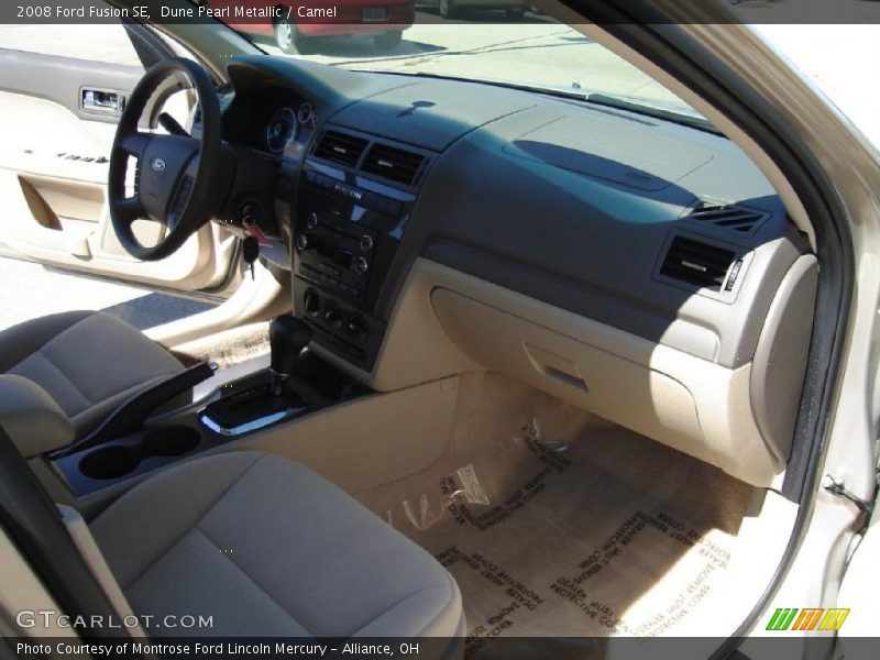 Dune Pearl Metallic / Camel 2008 Ford Fusion SE