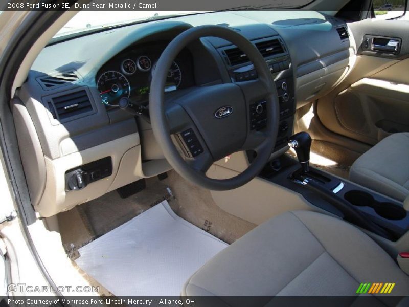 Dune Pearl Metallic / Camel 2008 Ford Fusion SE