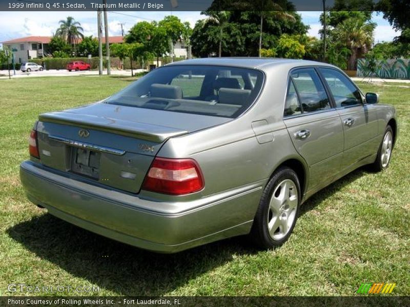 Titanium Metallic / Beige 1999 Infiniti Q 45 t Sedan