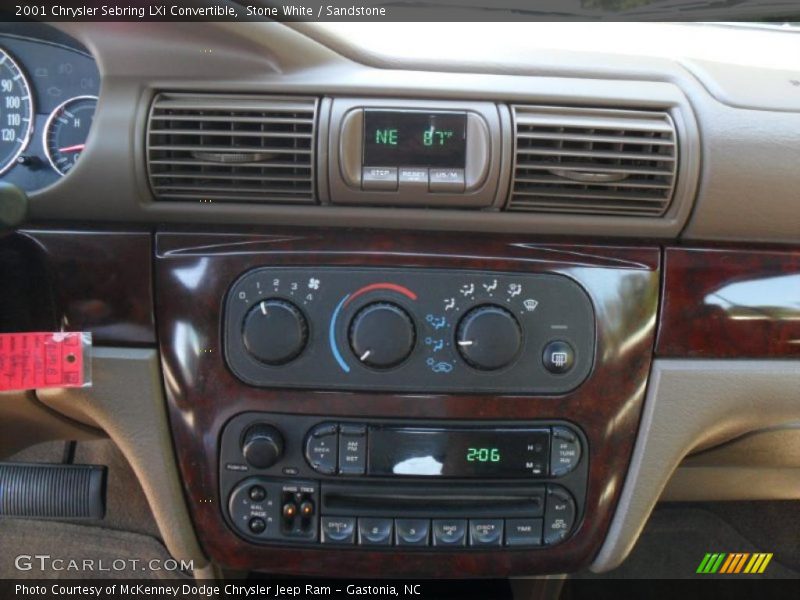 Stone White / Sandstone 2001 Chrysler Sebring LXi Convertible