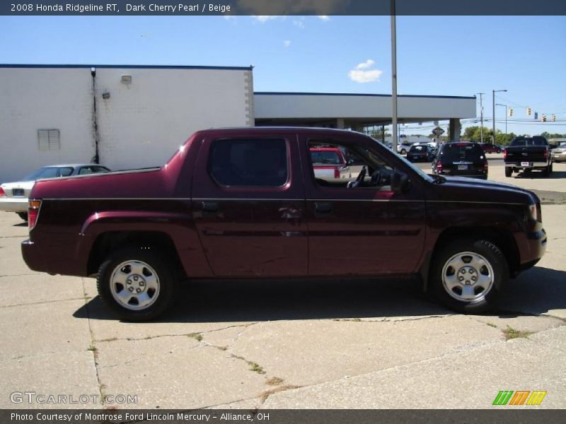 Dark Cherry Pearl / Beige 2008 Honda Ridgeline RT