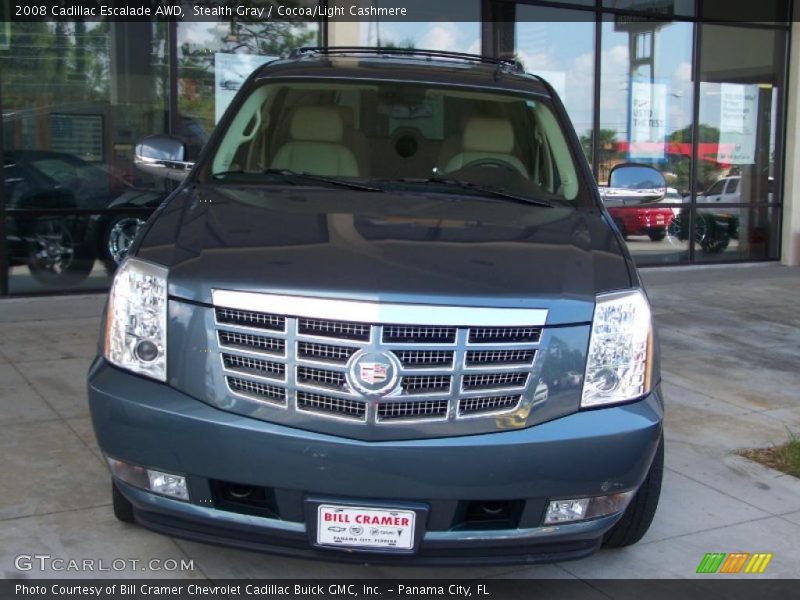 Stealth Gray / Cocoa/Light Cashmere 2008 Cadillac Escalade AWD
