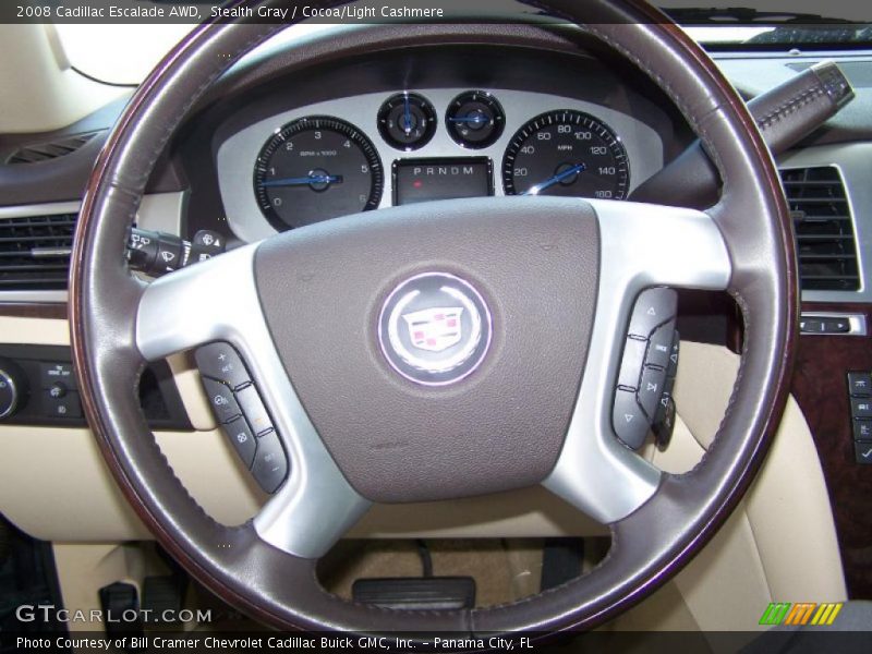 Stealth Gray / Cocoa/Light Cashmere 2008 Cadillac Escalade AWD