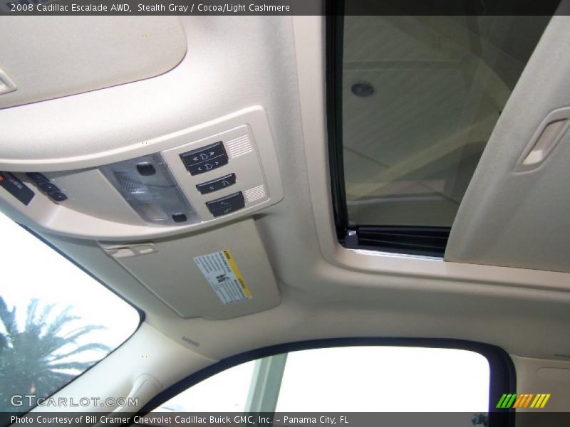Stealth Gray / Cocoa/Light Cashmere 2008 Cadillac Escalade AWD