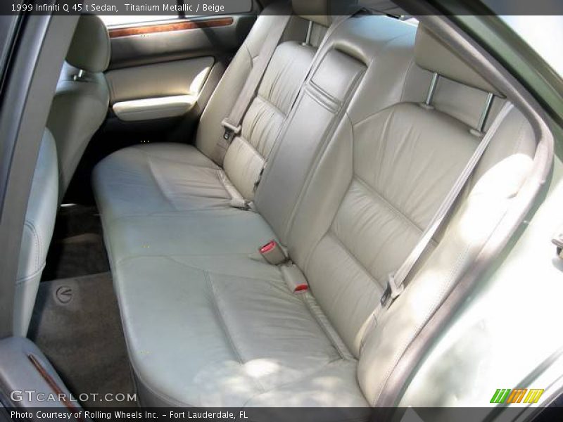 Titanium Metallic / Beige 1999 Infiniti Q 45 t Sedan